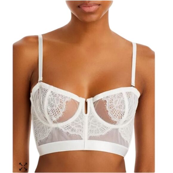 Thistle and Spire Other - *FinalPrice* NWT Thistle and Spire Mirage Strap Optional Bustier Ivory White 38E